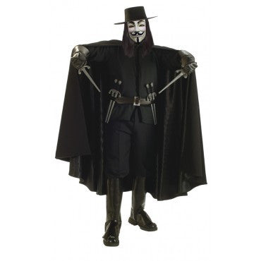 Mens V for Vendetta Costume - Grand Heritage Collection - Rubies Costumes & Accessories - HalloweenCostumes4U.com - Adult Costumes