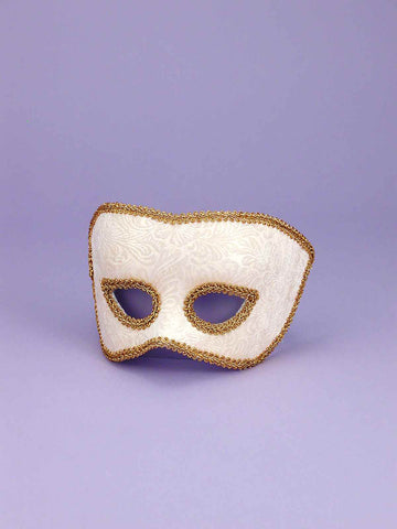 Costume Face Masks His White/Gold - Rubies Costumes & Accessories - HalloweenCostumes4U.com - Accessories