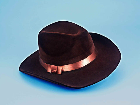 Costume Hats Deluxe Brown Flocked Cowboy Hats - Rubies Costumes & Accessories - HalloweenCostumes4U.com - Accessories