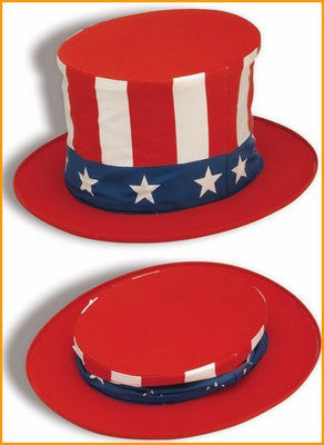 Costume Top Hats Childs Uncle Sam Collapsible Top Hat - Rubies Costumes & Accessories - HalloweenCostumes4U.com - Accessories