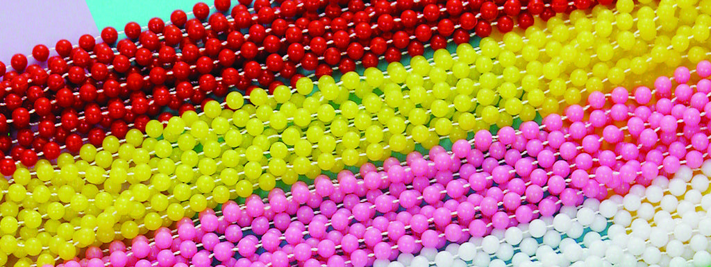 Mardi Gras Beads One Dozen 33 inch Yellow Beads - Rubies Costumes & Accessories - HalloweenCostumes4U.com - Accessories