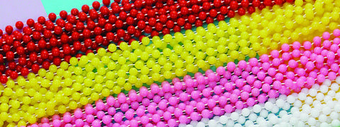 Mardi Gras Beads One Dozen 33 inch Yellow Beads - Rubies Costumes & Accessories - HalloweenCostumes4U.com - Accessories