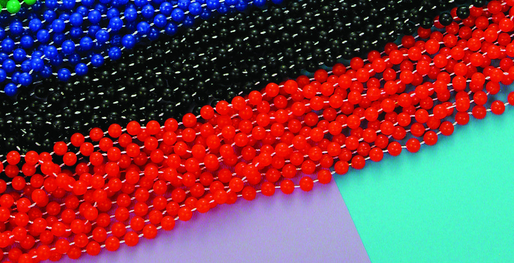 Mardi Gras Beads One Dozen 33 inch Orange Beads - Rubies Costumes & Accessories - HalloweenCostumes4U.com - Accessories