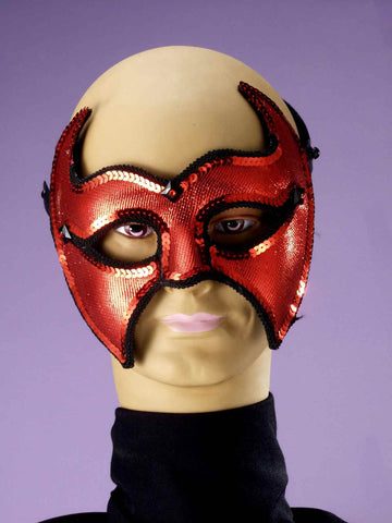 Costume Masks Devil Half Mask - Rubies Costumes & Accessories - HalloweenCostumes4U.com - Accessories