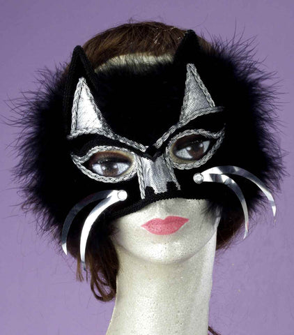 Costume Masks Cat Half Mask - Rubies Costumes & Accessories - HalloweenCostumes4U.com - Accessories