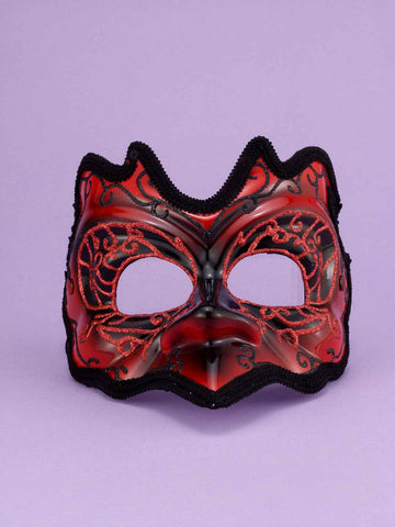 Costume Masks Fancy Demon Half Mask - Rubies Costumes & Accessories - HalloweenCostumes4U.com - Accessories