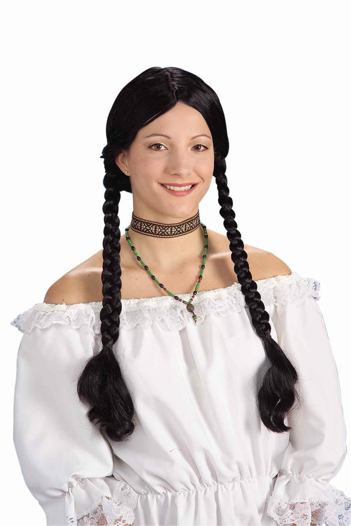 Costume Wigs Long Black Pigtails Costume Wig - Rubies Costumes & Accessories - HalloweenCostumes4U.com - Accessories