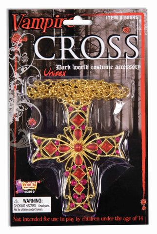 Vampire Costume Gothic Cross Necklace - Rubies Costumes & Accessories - HalloweenCostumes4U.com - Accessories