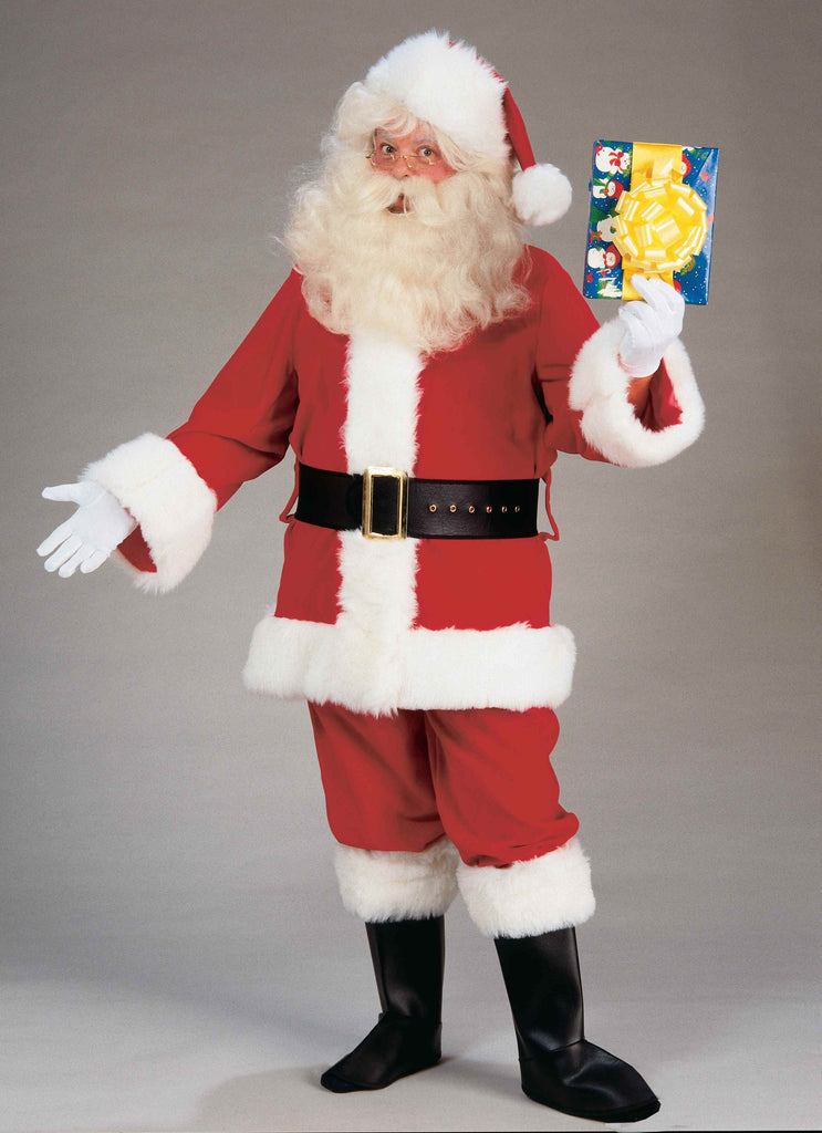 Santa Suits Deluxe Plush Santa Suit - Rubies Costumes & Accessories - HalloweenCostumes4U.com - Adult Costumes