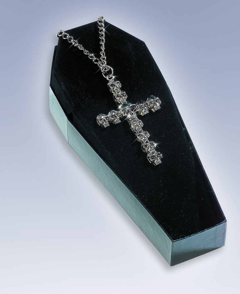 Skull Cross Necklace - Rubies Costumes & Accessories - HalloweenCostumes4U.com - Accessories
