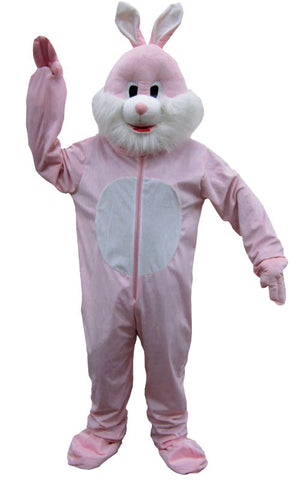 Adults Pink Rabbit Mascot Costume - Dress Up America Costumes & Accessories - HalloweenCostumes4U.com - Adult Costumes
