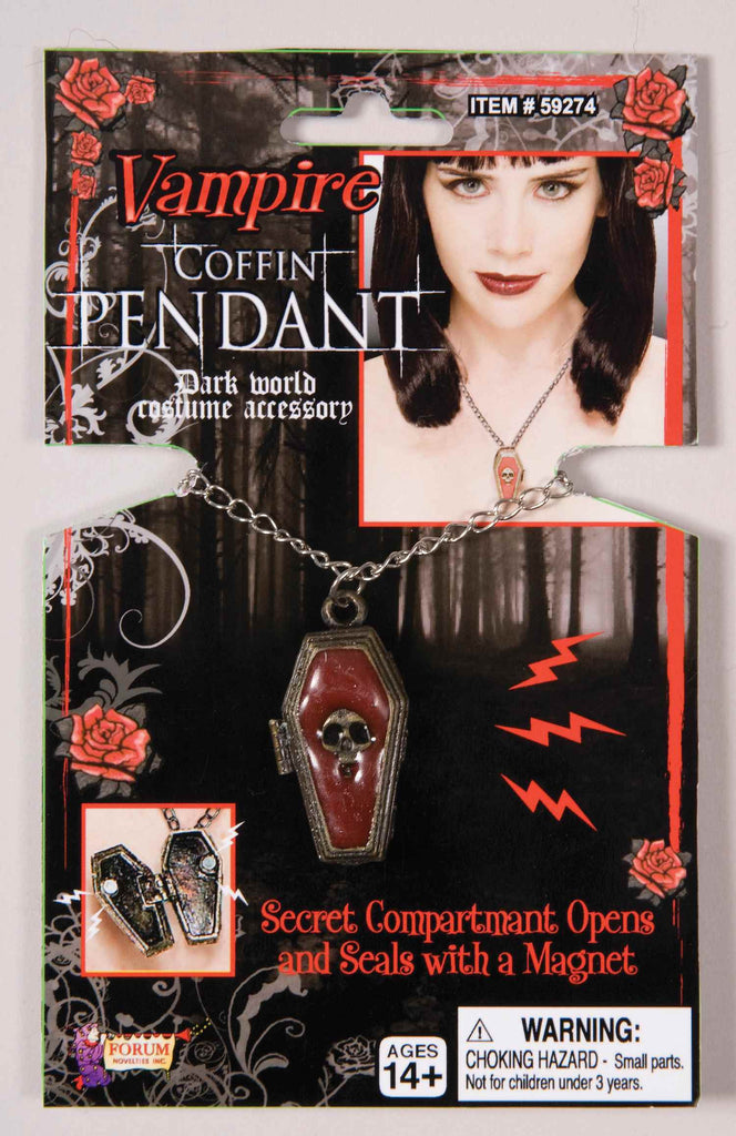 Vampire Coffin Pendant - Rubies Costumes & Accessories - HalloweenCostumes4U.com - Accessories