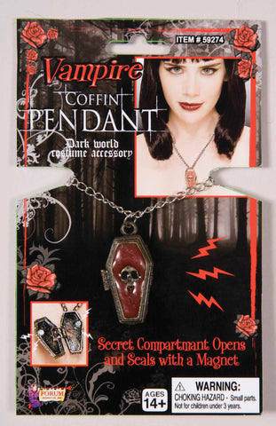 Vampire Coffin Pendant - Rubies Costumes & Accessories - HalloweenCostumes4U.com - Accessories