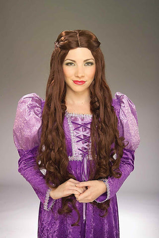 Costume Wigs Long Brown Renaissance Wig - Rubies Costumes & Accessories - HalloweenCostumes4U.com - Accessories