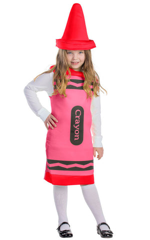 Toddlers/Kids Red Crayon Costume - HalloweenCostumes4U.com - Kids Costumes