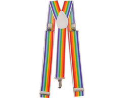 Rainbow Stripe Suspenders