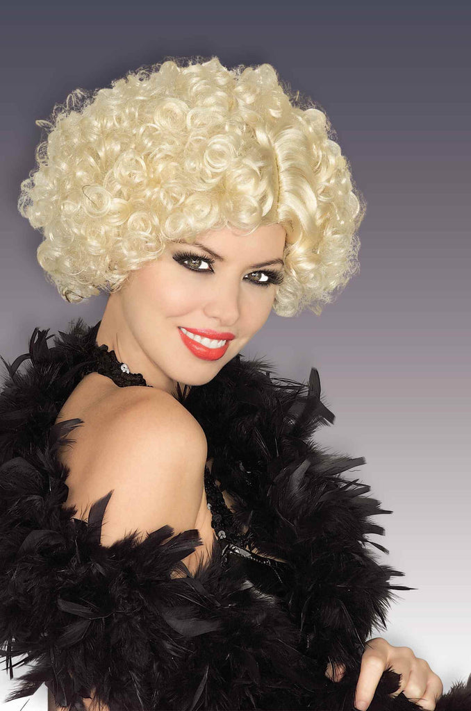 Halloween Wigs Curly Blonde Flapper Costume Wig - Rubies Costumes & Accessories - HalloweenCostumes4U.com - Accessories