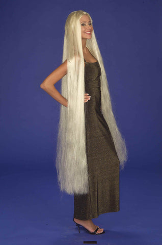 Halloween Wigs Super Long Godiva Wig Blonde - Rubies Costumes & Accessories - HalloweenCostumes4U.com - Accessories