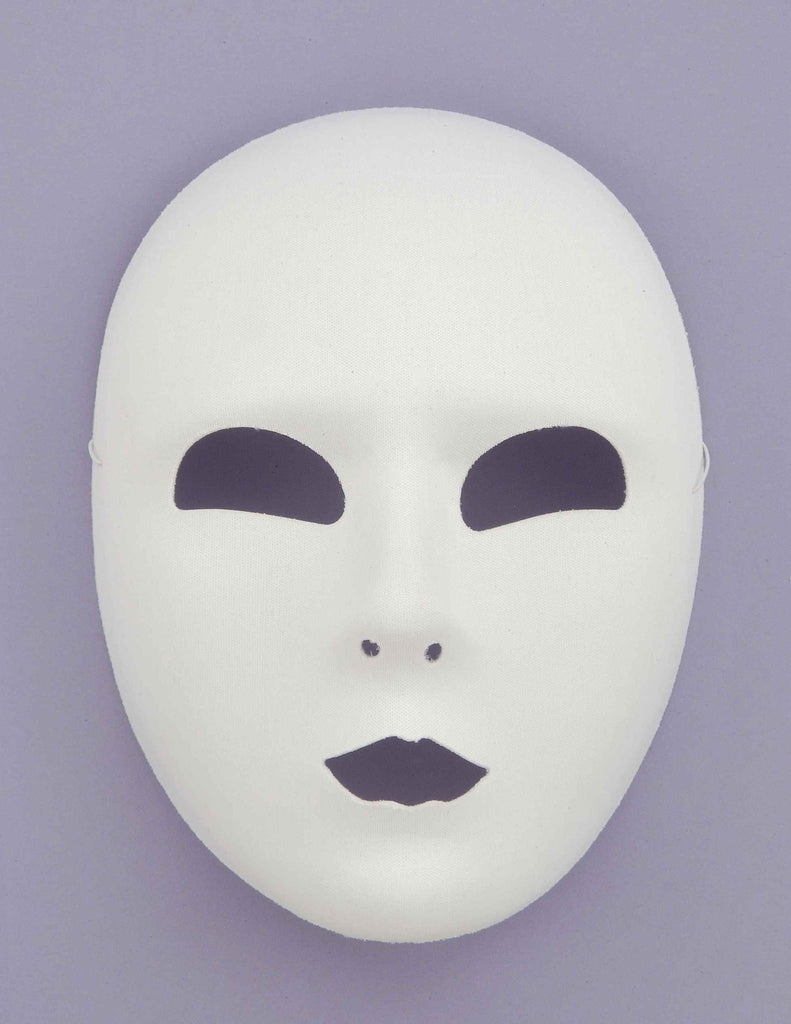 White Masquerade Halloween Face Masks - Rubies Costumes & Accessories - HalloweenCostumes4U.com - Accessories