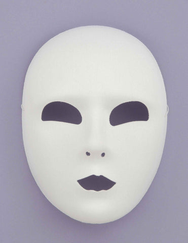 White Masquerade Halloween Face Masks - Rubies Costumes & Accessories - HalloweenCostumes4U.com - Accessories
