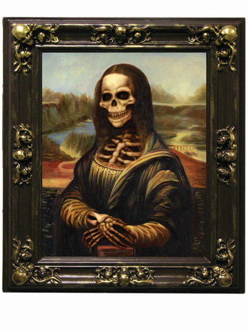 Halloween Decorations Haunted Halloween Painting Mona Lisa Large - Rubies Costumes & Accessories - HalloweenCostumes4U.com - Decorations