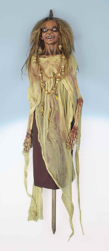 Voodoo Zombie Prop On Stake - Rubies Costumes & Accessories - HalloweenCostumes4U.com - Decorations