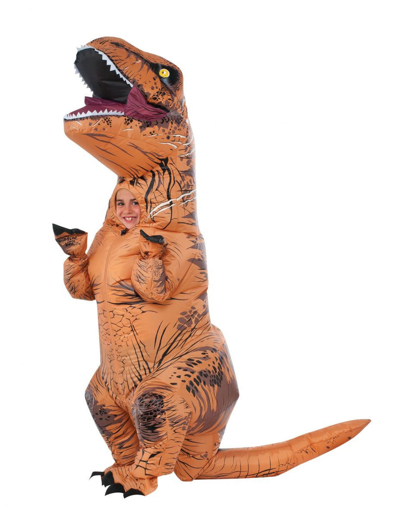 Kids Jurassic Word Inflatable T-Rex Dinosaur Costume - Rubies Costumes & Accessories - HalloweenCostumes4U.com - Kids Costumes