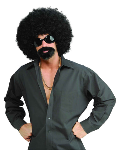 Costume Wigs 70's Afro Man Wig Costume Kits - Rubies Costumes & Accessories - HalloweenCostumes4U.com - Accessories