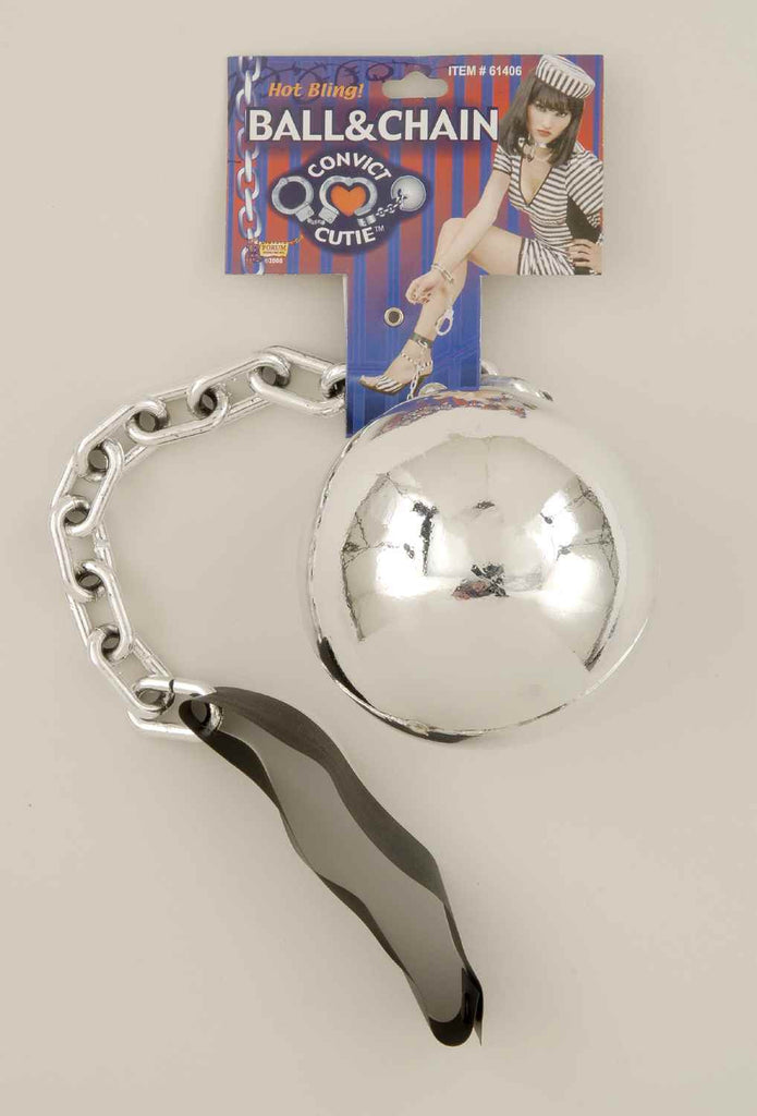 Lady Jailbird Ball and Chain Anklets - Rubies Costumes & Accessories - HalloweenCostumes4U.com - Accessories