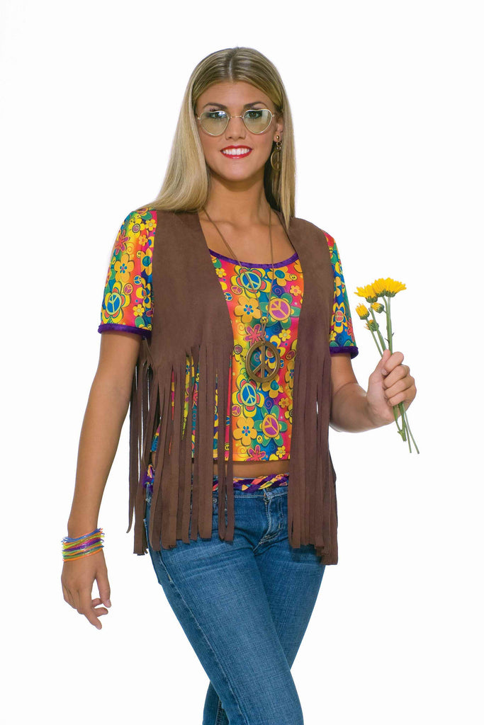 Womens Hippie Vest - Rubies Costumes & Accessories - HalloweenCostumes4U.com - Adult Costumes