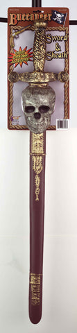 Halloween Sword and Sheath with Skull - Rubies Costumes & Accessories - HalloweenCostumes4U.com - Accessories