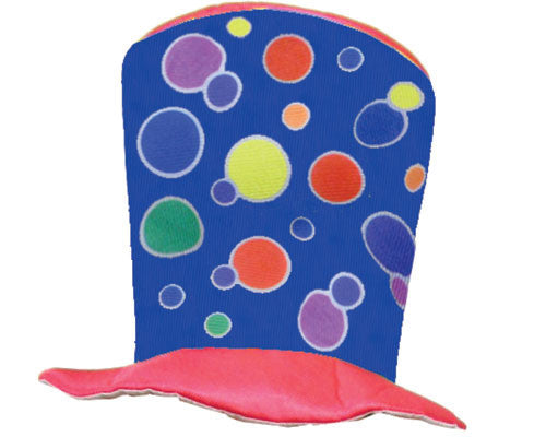 Polka Dot Circus Hat - Blue or Yellow - Dress Up America Costumes & Accessories - HalloweenCostumes4U.com - Accessories