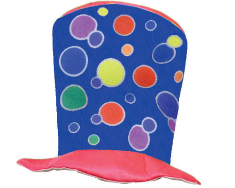 Polka Dot Circus Hat - Blue or Yellow - Dress Up America Costumes & Accessories - HalloweenCostumes4U.com - Accessories