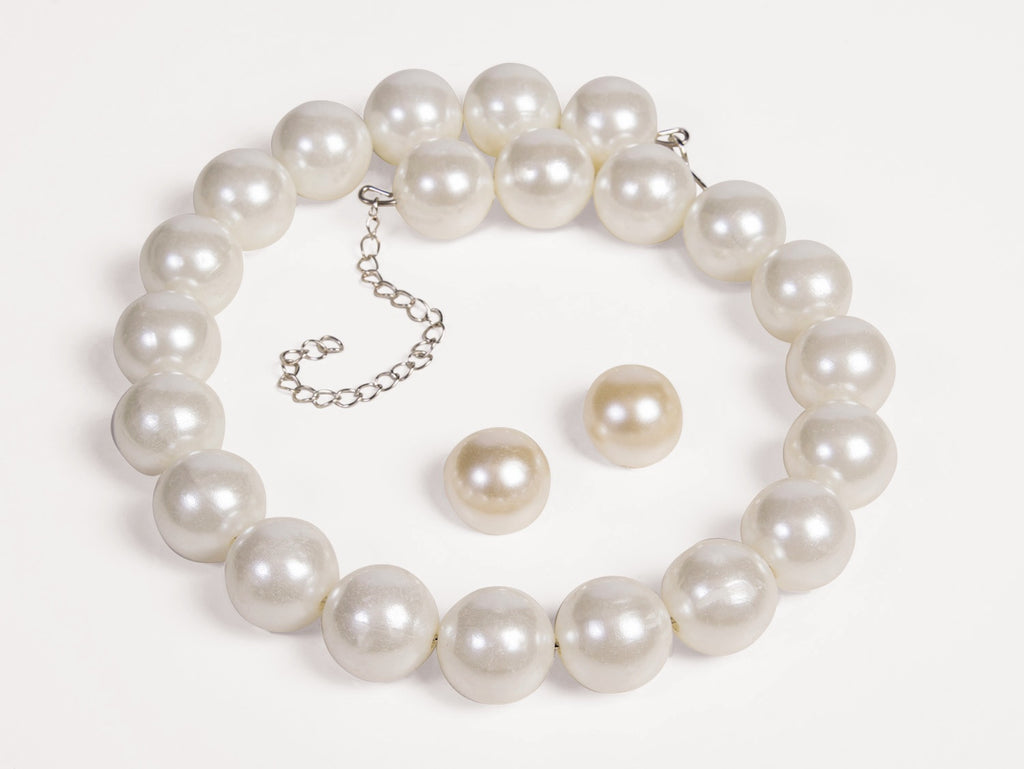 Pearl Necklace and Earrings - Rubies Costumes & Accessories - HalloweenCostumes4U.com - Accessories