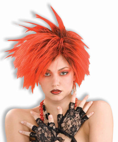 Sexy Women's Punk Wigs Red/Black - Rubies Costumes & Accessories - HalloweenCostumes4U.com - Accessories