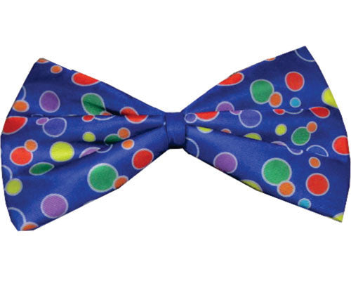 Polka Dot Clown Bow Tie - Blue or Yellow - Dress Up America Costumes & Accessories - HalloweenCostumes4U.com - Accessories