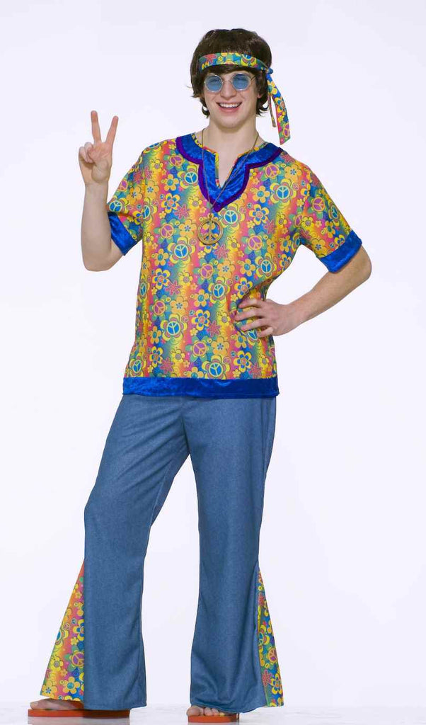 Teen Costumes Teen Peace Hippie Costume - Rubies Costumes & Accessories - HalloweenCostumes4U.com - Adult Costumes