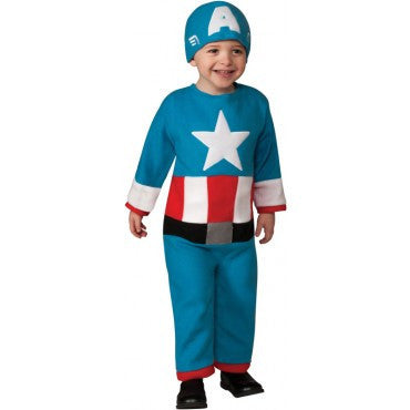 Toddlers Avengers Captain America Costume - Rubies Costumes & Accessories - HalloweenCostumes4U.com - Kids Costumes