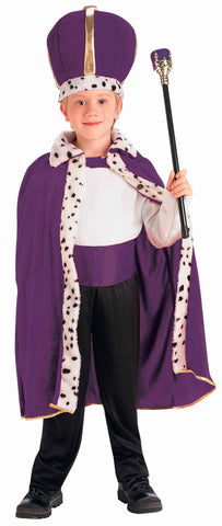 Kids Halloween Costumes King Costume Purple - HalloweenCostumes4U.com - Kids Costumes