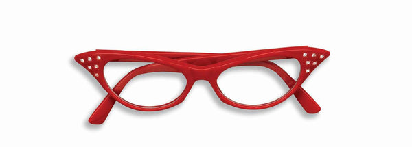 50's Rhinestone Eyeglasses - Various Colors - HalloweenCostumes4U.com - Costume Props & Accessories