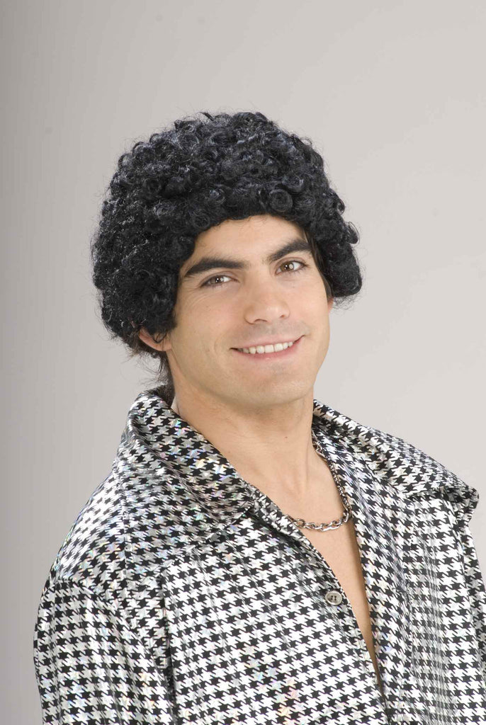 Costume Wigs 70's Guy Wig Curly - Rubies Costumes & Accessories - HalloweenCostumes4U.com - Accessories