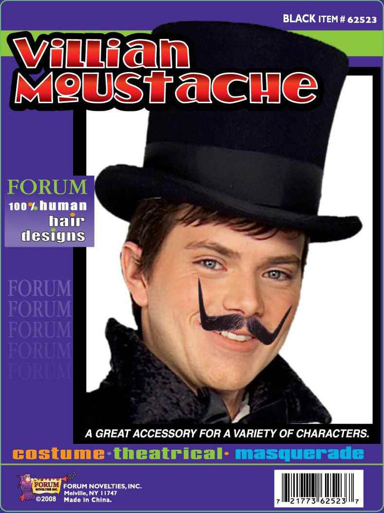 Villian Moustache - Rubies Costumes & Accessories - HalloweenCostumes4U.com - Accessories