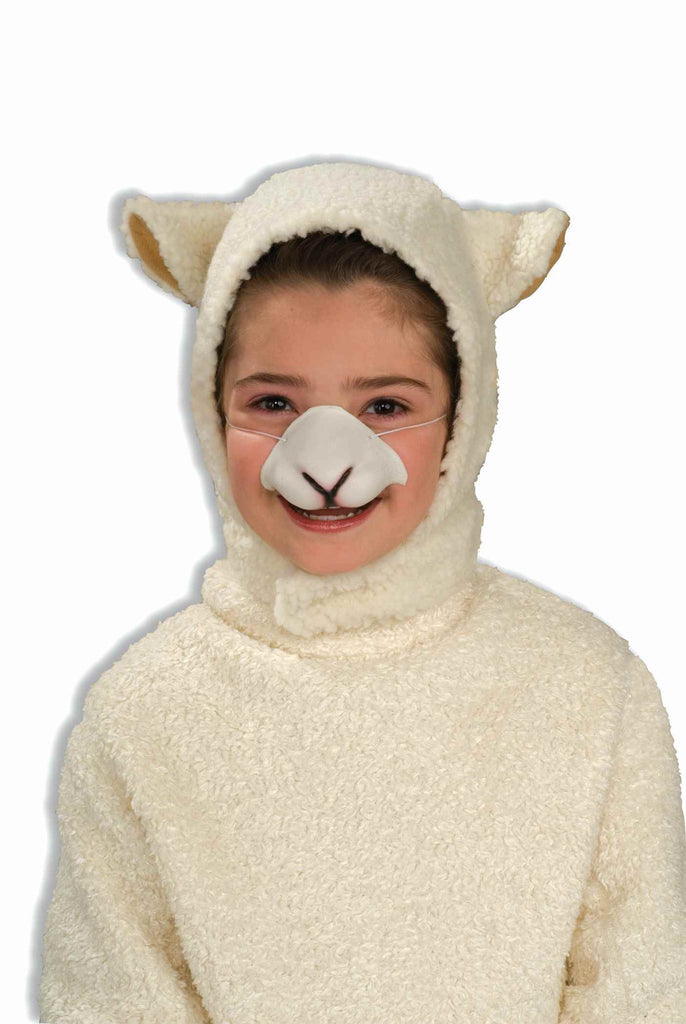 Kids Sheep Hood & Nose - HalloweenCostumes4U.com - Accessories