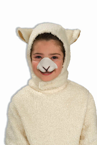 Kids Sheep Hood & Nose - HalloweenCostumes4U.com - Accessories