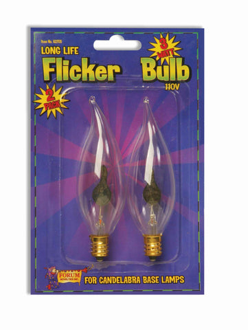 Halloween Flicker Bulbs Candelabra Base 2 Pack - Rubies Costumes & Accessories - HalloweenCostumes4U.com - Decorations