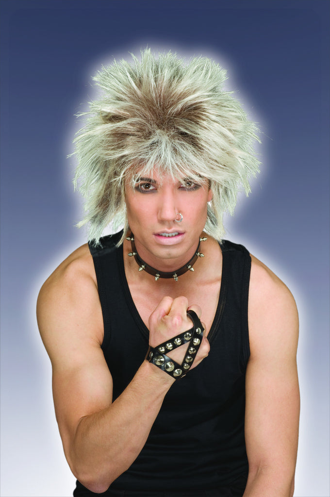 Short Spikey Blonde Rocker Wig - Rubies Costumes & Accessories - HalloweenCostumes4U.com - Accessories