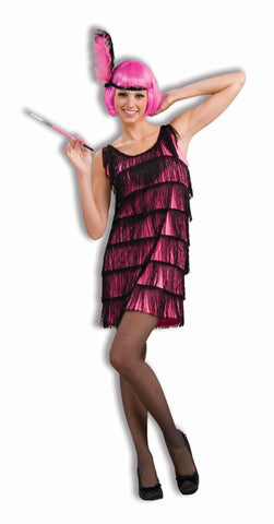 Pink Flapper Roaring 20's Costume for Adults - Rubies Costumes & Accessories - HalloweenCostumes4U.com - Adult Costumes