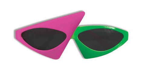 Neon Green/Pink Eighties Sunglasses - Rubies Costumes & Accessories - HalloweenCostumes4U.com - Accessories