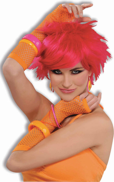 Long Fishnet Fingerless Gloves - Various Colors - Rubies Costumes & Accessories - HalloweenCostumes4U.com - Accessories