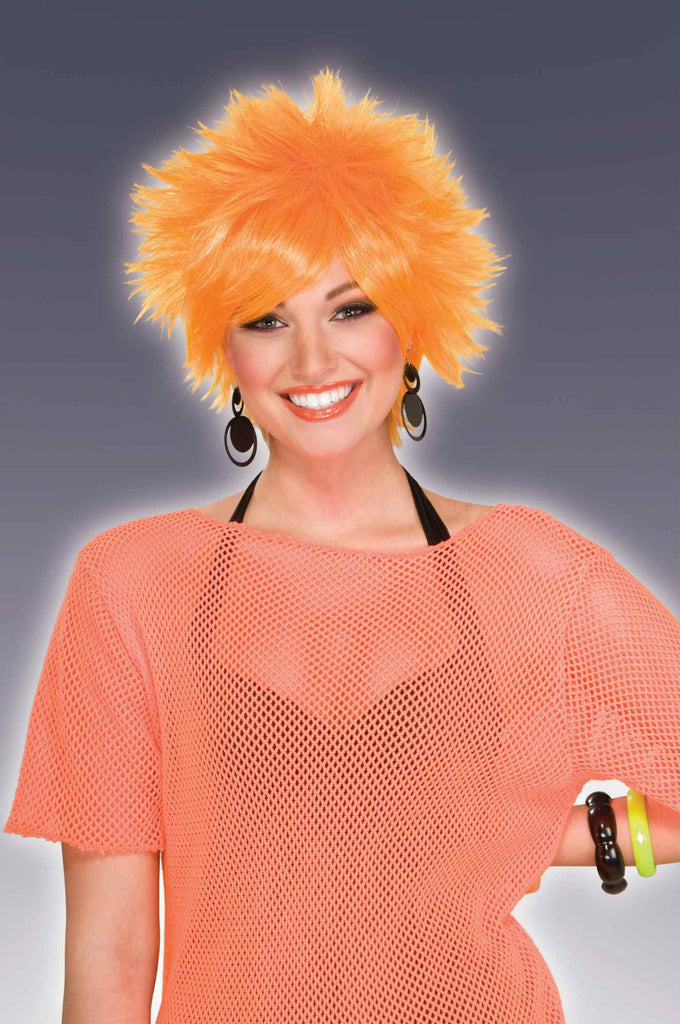 Orange Costume Wigs Short Spikes - Rubies Costumes & Accessories - HalloweenCostumes4U.com - Accessories